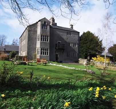 Exterior and Grounds of Swarthmoor Hall in Ulverston, Cumbria