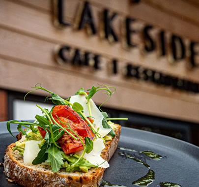 Food at Lakeside Café Restaurant in Keswick, Lake District