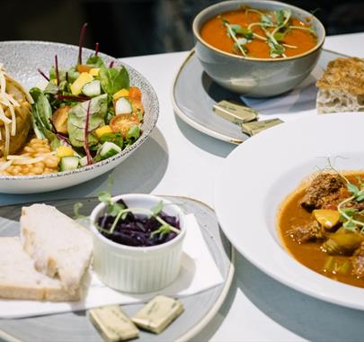 Food from Lakeside Café Restaurant in Keswick, Lake District