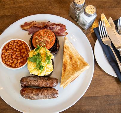 Breakfast at The Kings Arms, Temple Sowerby