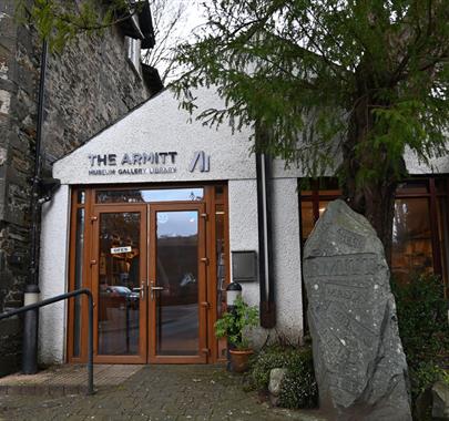 Entrance at The Armitt: Museum, Gallery, Library in Ambleside, Lake District