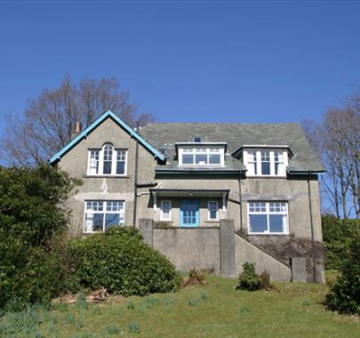 Exterior and Front Garden at The Coppice in Manesty, Lake District