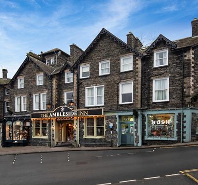 Exterior of The Ambleside Inn in Ambleside, Lake District