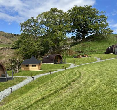 Exteriors at Troutbeck Camping Pods in Troutbeck, Lake District