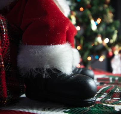 Santa's Grotto at The Beacon Museum in Whitehaven, Cumbria