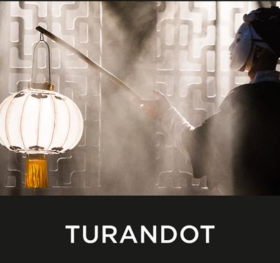 Poster for the Royal Opera: Turandot at Fellinis in Ambleside, Cumbria
