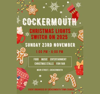 Cockermouth Christmas Lights Switch On poster