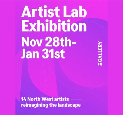"Artist Lab Exhibition" poster