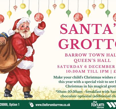 Santa's Grotto at Barrow Town Hall