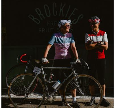 Visitors at Velo Retro Vintage Cycling in Ulverston, Cumbria