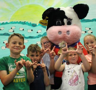 Mascot Visits at Birthday Parties at Walby Farm Park in Walby, Cumbria
