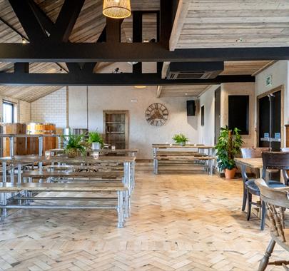 Interior of West Walls Brewing Co in Carlisle, Cumbria