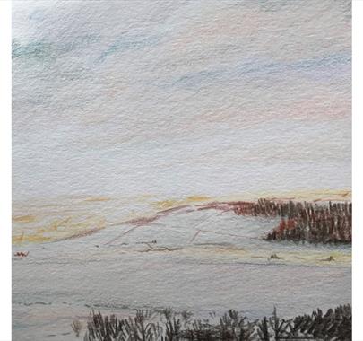 Art by Sue Lancaster for the What's the Point Exhibition at Farfield Mill in Sedbergh, Cumbria