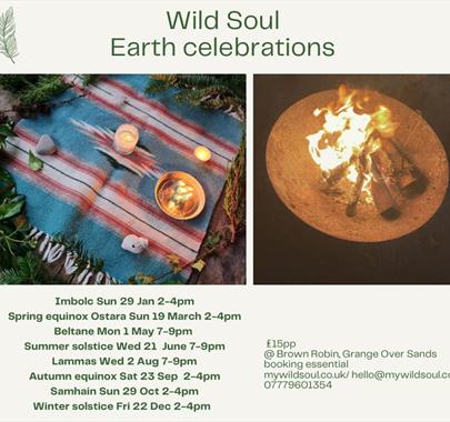 Earth Celebrations with Wild Soul in Grange-over-Sands, Cumbria