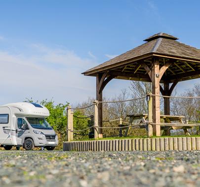 Touring Caravan at Woodclose Caravan Park in Kirkby Lonsdale, Cumbria