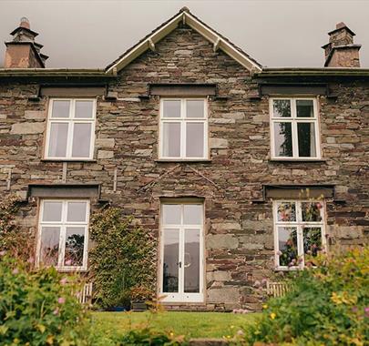 Exterior of Broad How Guest House in Ullswater, Lake District