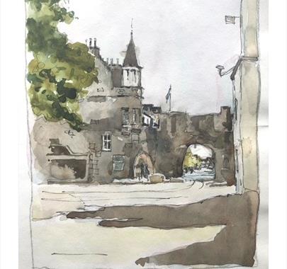 Pen and Wash ~ 'Castles & Cottages' with Lyn Evans