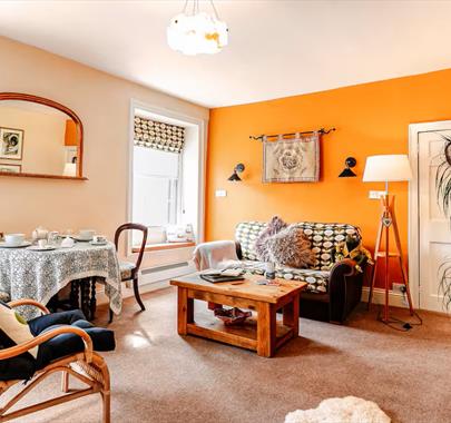 Dining and Living room at Dorothy's Place in Bowness-on-Windermere, Lake District