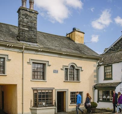 Exterior of Tabitha Twitchit's Bookshop in Hawkshead, Lake District © National Trust Images / Steven Barber