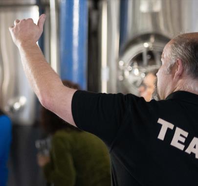 Tour guides on Jennings Brewery Tours in Cockermouth, Cumbria