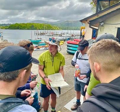 Group on a Team Building day with Newlands Adventure Centre near Keswick, Lake District