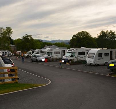 Camper Van Touring at Hillcroft Park Holiday Park in Pooley Bridge, Lake District