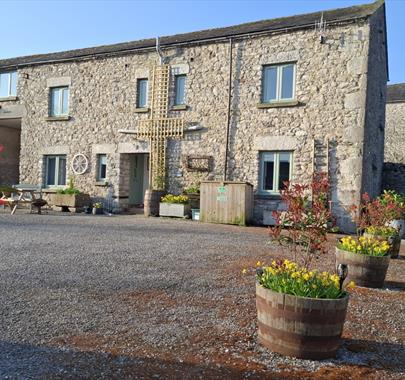 Exterior and Entrance at The Coach House at Brackenthwaite Farm near Arnside