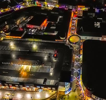 Christmas Festival and Light Switch On in Workington, Cumbria