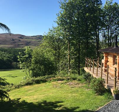 Fell Views from a Glamping Cabin at Thornthwaite Farm in Broughton-in-Furness, Lake District