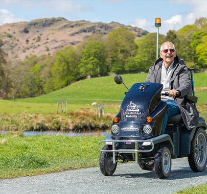 Tramper hire at Langdale Estate. Photo: Lake District Mobility