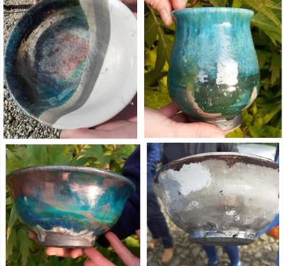 Firing pottery 'In The Raku Style' with Bob and Denise Park