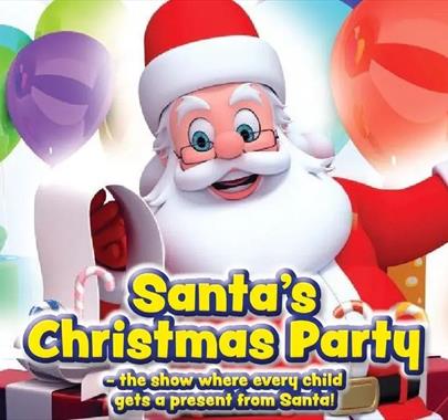 Santa Claus reading a list