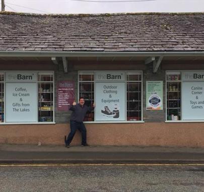 Exterior and Friendly Staff at The Barn in Pooley Bridge, Lake District