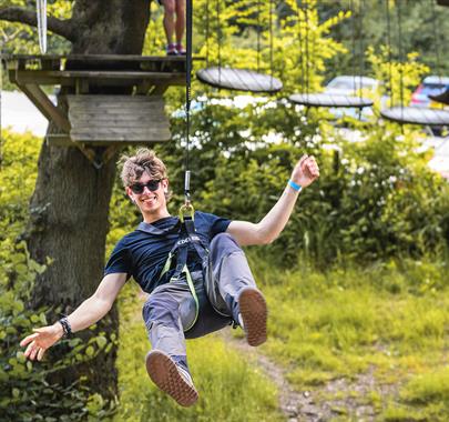 Treetop Trek at Zip World Windermere