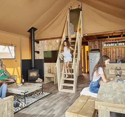 Safari Tents at Ullswater Heights in Newbiggin, Lake District