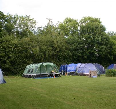 Camping at Waters Edge Caravan Park in Crooklands, Cumbria