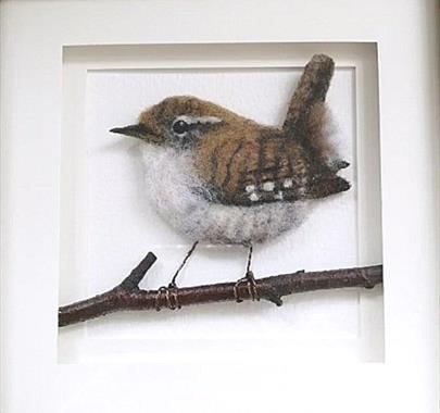 'Needle Felted Garden Birds - 'The Wren' with Helen Hammond (low relief)