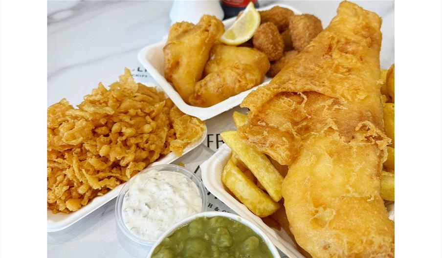 Fish & Chips from Frasers Fish & Chip Shop in Egremont, Cumbria