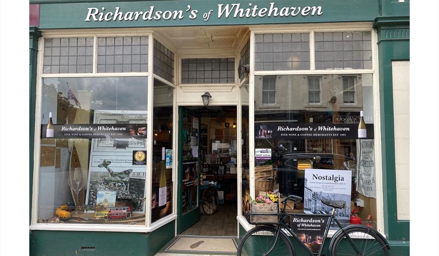 Shopfront at Richardson's of Whitehaven in Whitehaven, Cumbria