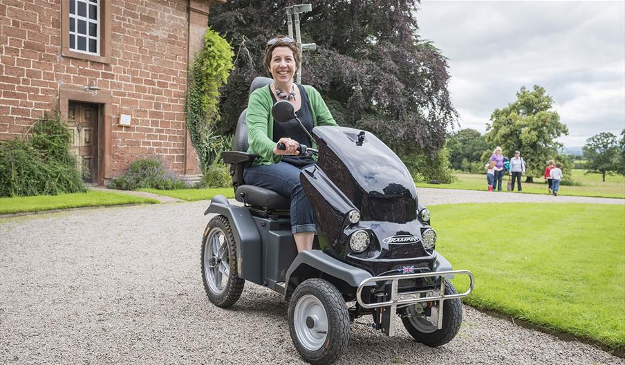 Tramper hire at Acorn Bank. Photo: National Trust Images - Stuart Smith