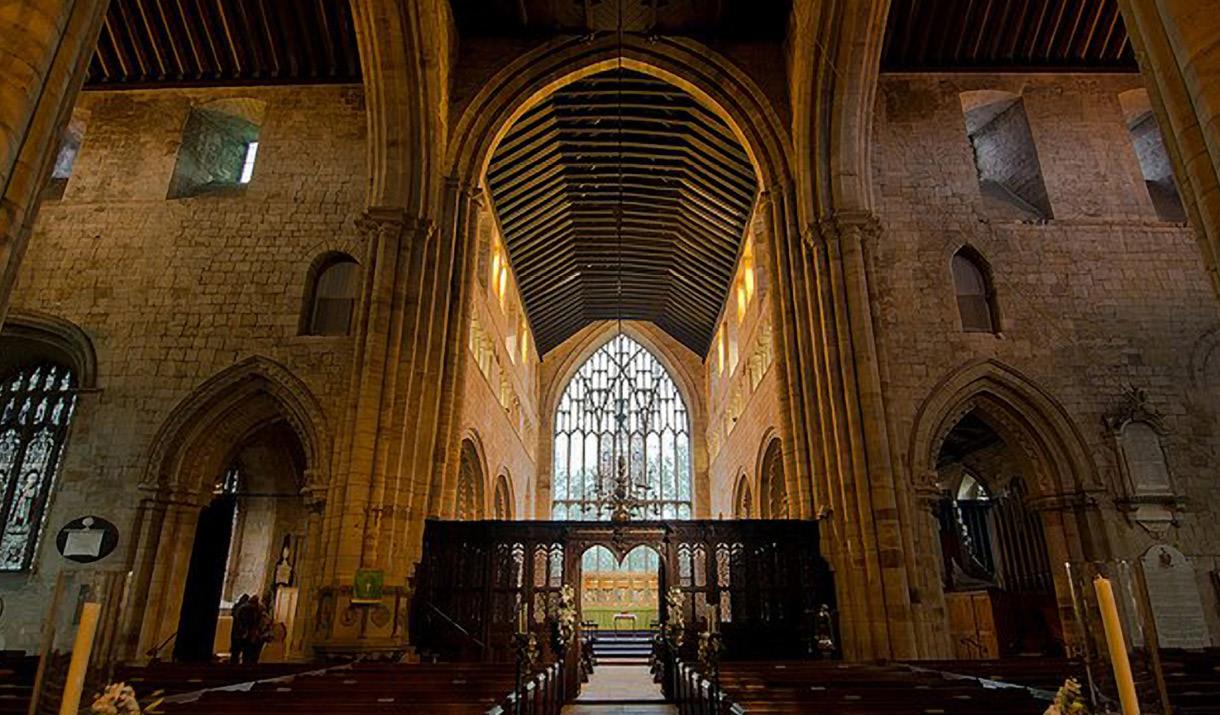 Photo of the Interior of Cartmel Priory in Cartmel, Cumbria