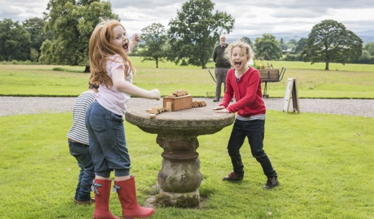 Easter egg hunt at Acorn Bank