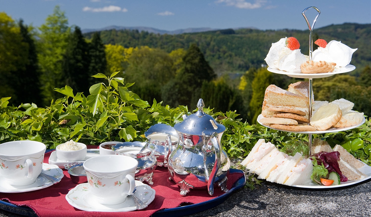 Afternoon Tea at Lindeth Fell Country House in Windermere, Lake District