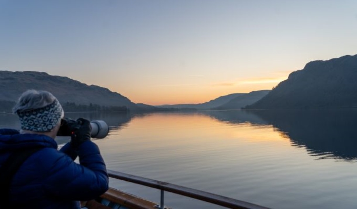 Sailing at Dawn on Ullswater
