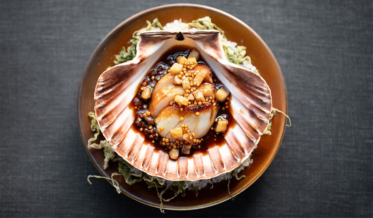 Michelin Starred Food at The Cottage in the Wood near Braithwaite, Lake District