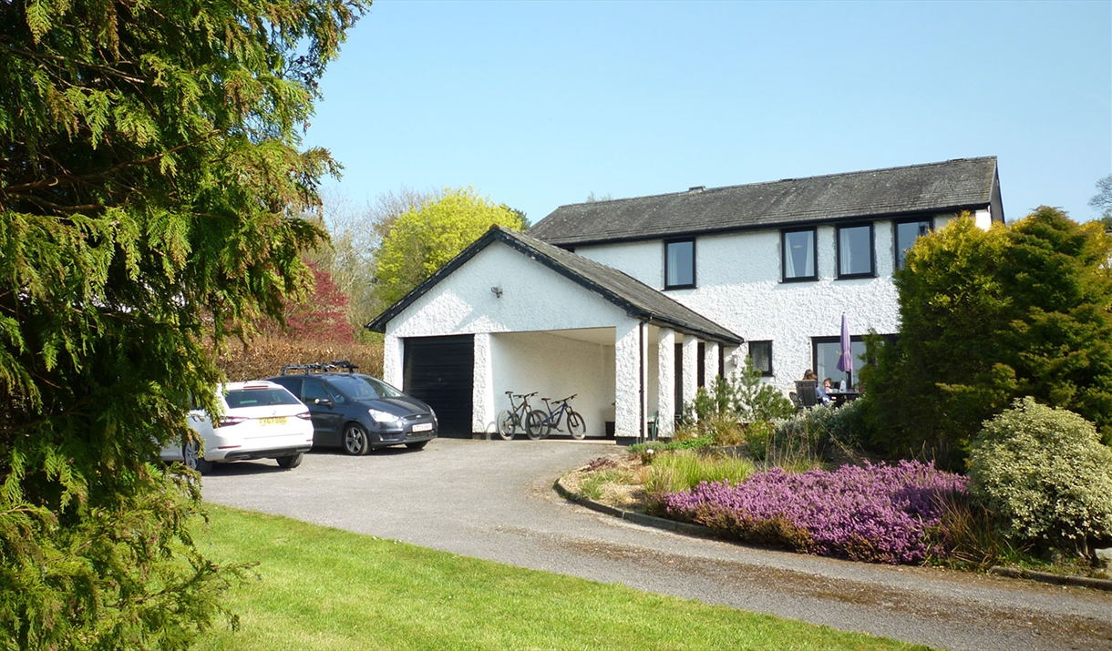 Exterior and Drive at Roman How near Windermere, Lake District