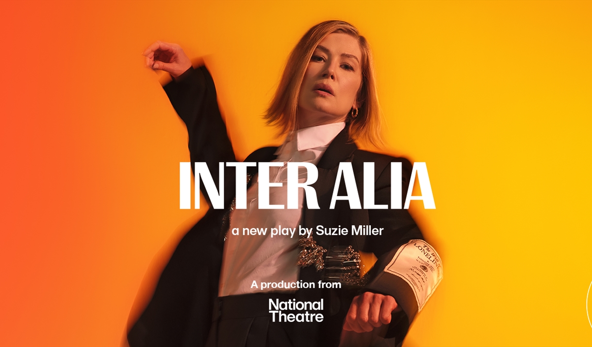 Photo of Rosamund Pike in the poster for Inter Alia