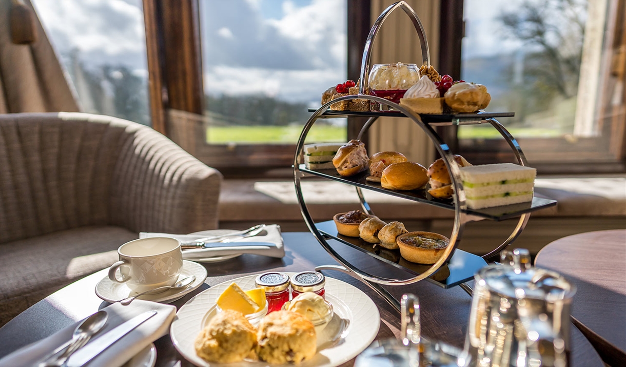 Afternoon Tea at Armathwaite Hall Hotel and Spa in Bassenthwaite, Lake District