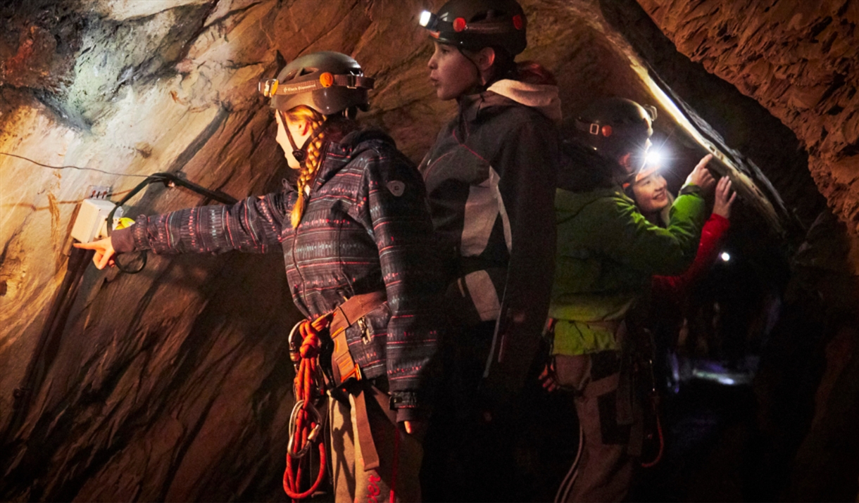 Mine tours at Honister Slate Mine