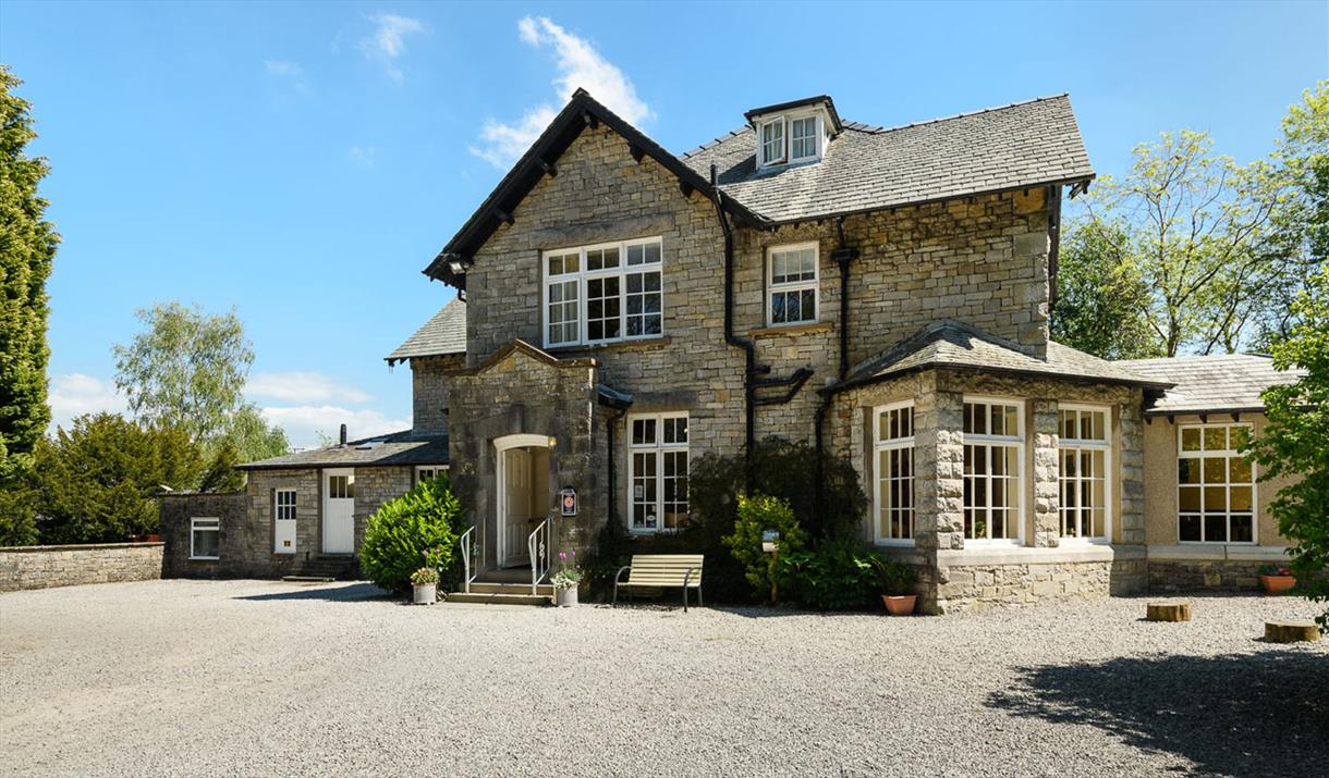 Exterior and Entrance at Woodlands Country House Hotel in Meathop, Lake District
